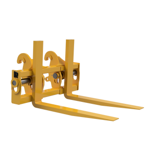Rockland Log Fork | Tine Size 2.5 x 6 x 48 To 3.5 x 8 x 72 | Load Capacities 8, 601 - 42, 500 lbs | Weight 1,470 - 4,000 lbs | For Loaders & Skid Steer