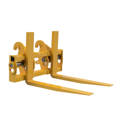 Rockland Log Fork | Tine Size 2.5 x 6 x 48 To 3.5 x 8 x 72 | Load Capacities 8, 601 - 42, 500 lbs | Weight 1,470 - 4,000 lbs | For Loaders & Skid Steer