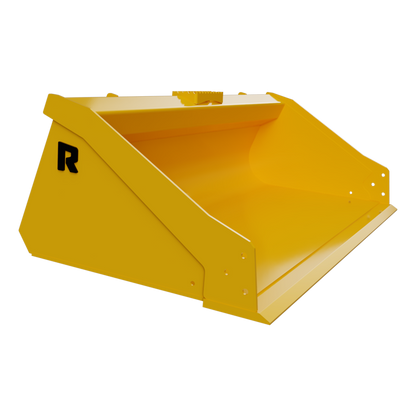 Rockland Long-Bottom, Low-Profile Bucket | Bucket Width 63" To 98" inches | Weight 415 To 625 Lbs | For Skid Steer