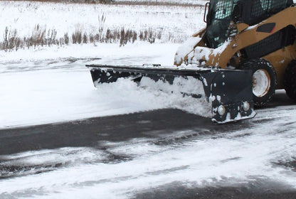 Virnig V50 Low Profile Snow Pusher | Models LSWP84, LSWP96, LSWP108 & LSWP120 | Widths 92.3" To 124.5" | Hydraulic Flow Range 15 To 25 GPM | For Skid Steer