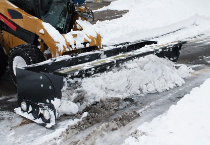 Virnig V50 Low Profile Snow Pusher | Models LSWP84, LSWP96, LSWP108 & LSWP120 | Widths 92.3" To 124.5" | Hydraulic Flow Range 15 To 25 GPM | For Skid Steer