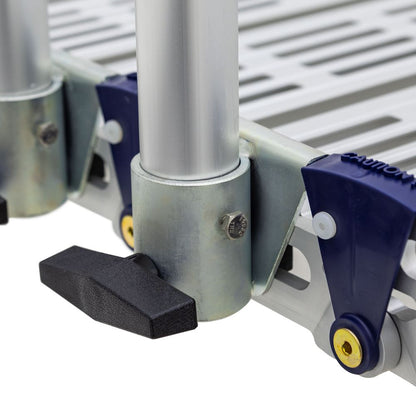 Silver Spring Roll-Tek Modular Aluminum Wheelchair Ramp Kit | Model M36-8-2 | 36" W x 8' L | 1,000 lb Capacity | For Wheelchairs, Scooters & Mobility Devices