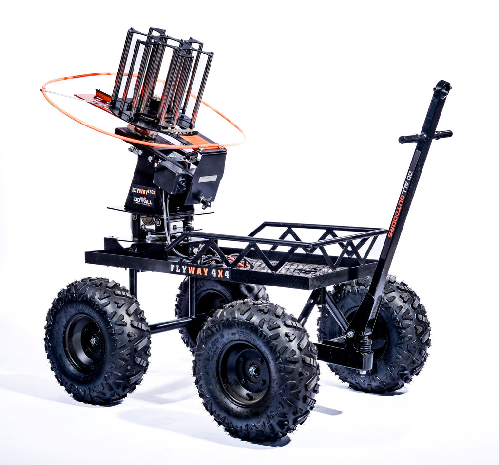 Do All Traps Flyway 4x4 180x Clay Thrower Wagon With Wobbler Kit | Clay Capacity 180 clays | Reset Time 2.5 seconds