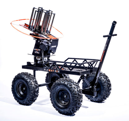 Do All Traps Flyway 4x4 180x Clay Thrower Wagon With Wobbler Kit | Clay Capacity 180 clays | Reset Time 2.5 seconds