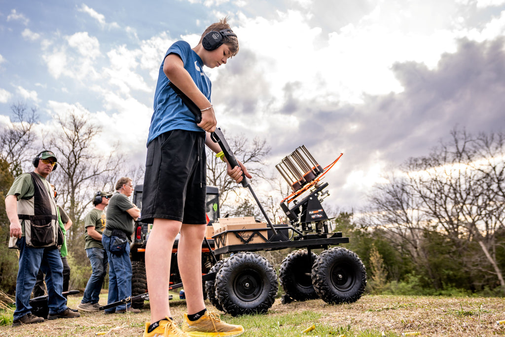 Do All Traps Flyway 4x4 180x Clay Thrower Wagon With Wobbler Kit | Clay Capacity 180 clays | Reset Time 2.5 seconds