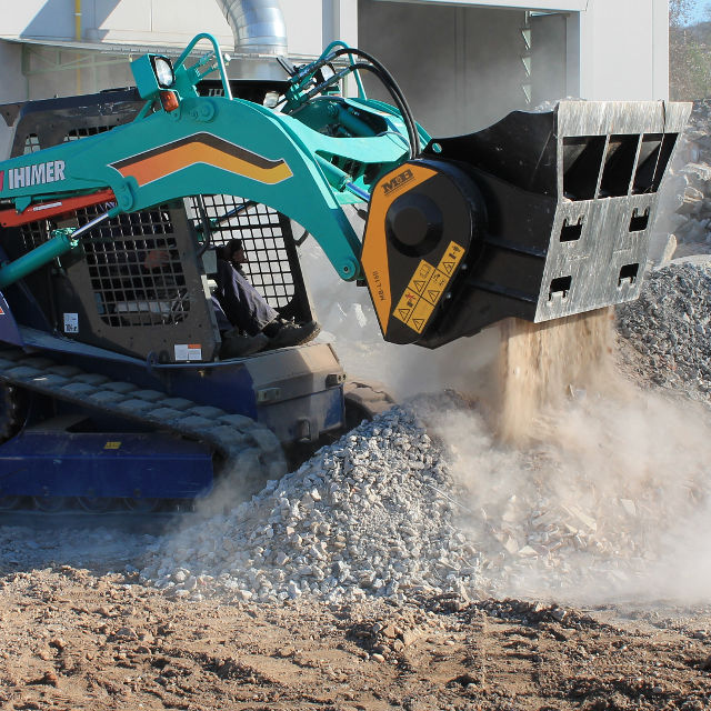 MB Crushers MB-L160 S2 Bucket Crusher 3,197 lbs for Excavator, Loader, Backhoe Loader and Skid Steer