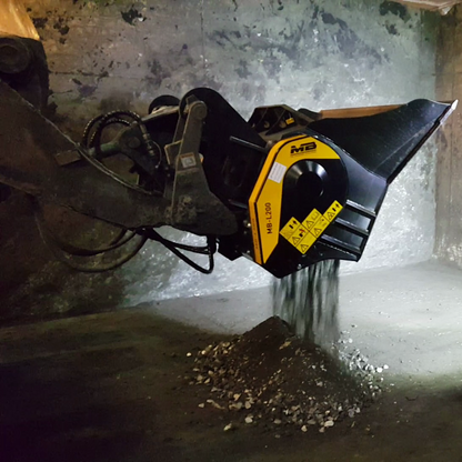 MB Crushers MB-L200 S2 Bucket Crusher 3,307 lbs for Excavator, Loader, Backhoe Loader and Skid Steer