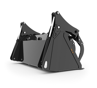 HLA Attachment Silage Heavy Duty Grapple Bucket Less Mount | 72", 84", 96", 108" Width | For Tractor