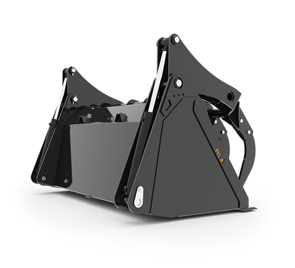 HLA ATTACHMENT  96, 108" TELEHANDLER SILAGE GRAPPLE BUCKET EURO/CAT/JD GLOBAL MOUNT FOR TRACTOR