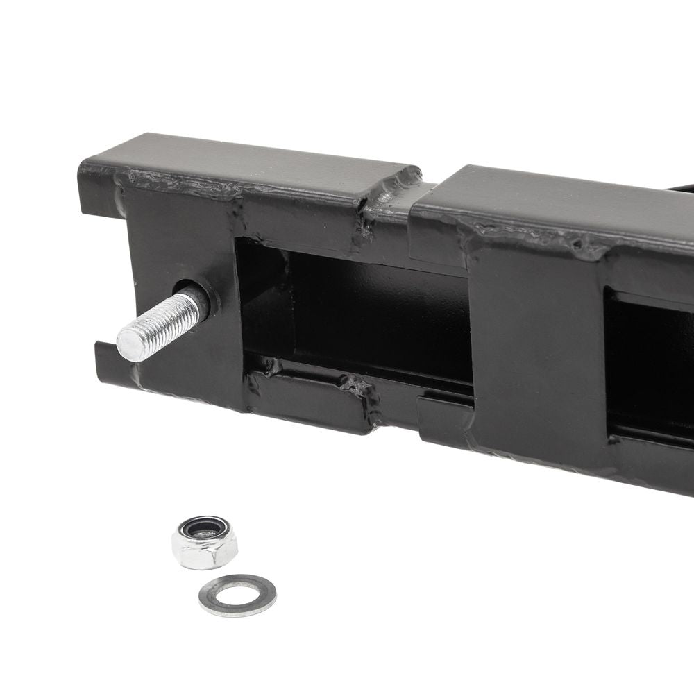 Black Widow Motorcycle Tie-Down Rack for Pickups | Model MC-BEDRACK-V2 | Width Up To 73" | Secures 2 Bikes | For Street, Cruiser & Dirt Bikes