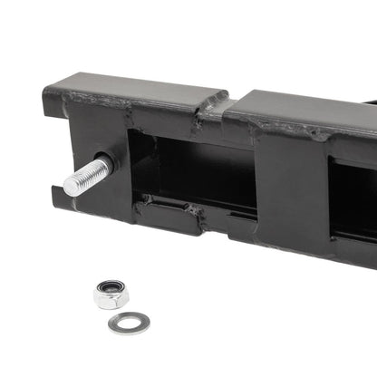 Black Widow Motorcycle Tie-Down Rack for Pickups | Model MC-BEDRACK-V2 | Width Up To 73" | Secures 2 Bikes | For Street, Cruiser & Dirt Bikes