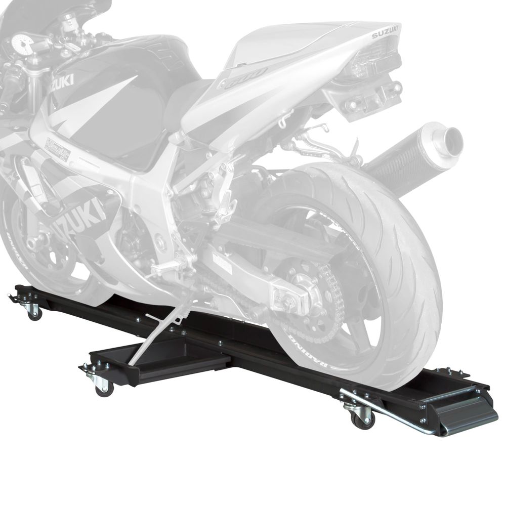 Black Widow Sport Bike & Motorcycle Dolly | Model MC-DOLLY | Size 30.5" Wide | Capacity 1,250 lb | For Sport, Cruiser & Touring Motorcycles