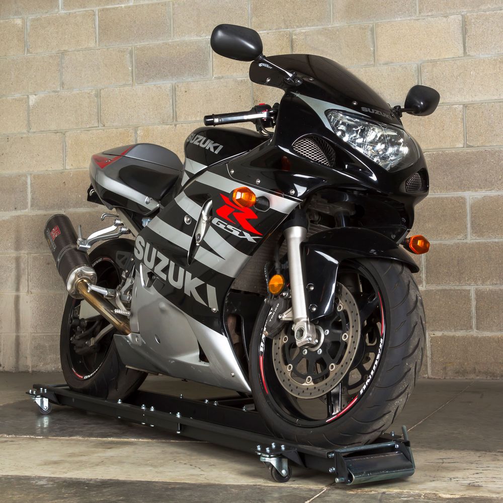 Black Widow Sport Bike & Motorcycle Dolly | Model MC-DOLLY | Size 30.5" Wide | Capacity 1,250 lb | For Sport, Cruiser & Touring Motorcycles