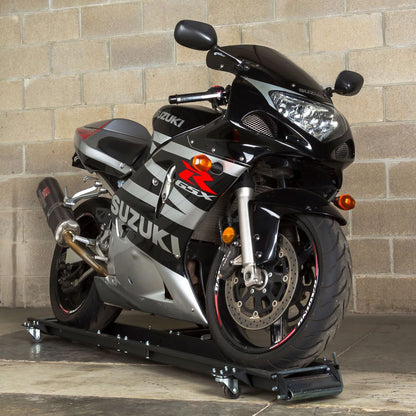 Black Widow Sport Bike & Motorcycle Dolly | Model MC-DOLLY | Size 30.5" Wide | Capacity 1,250 lb | For Sport, Cruiser & Touring Motorcycles