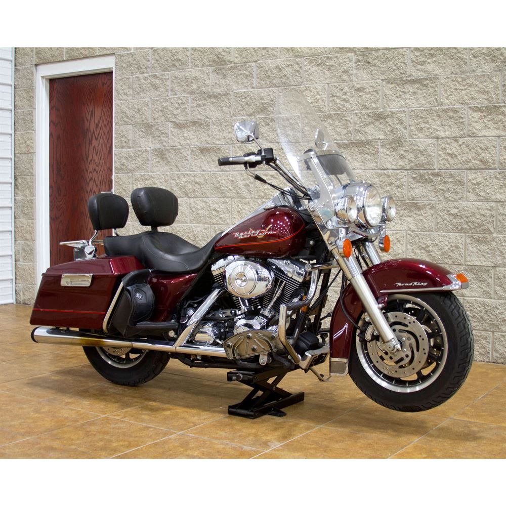 Black Widow Motorcycle Jack Lift | Model MC-JACK | Size 6" Wide | Capacity 1,100 lb | For Street, Cruiser, Touring & Sport Motorcycles