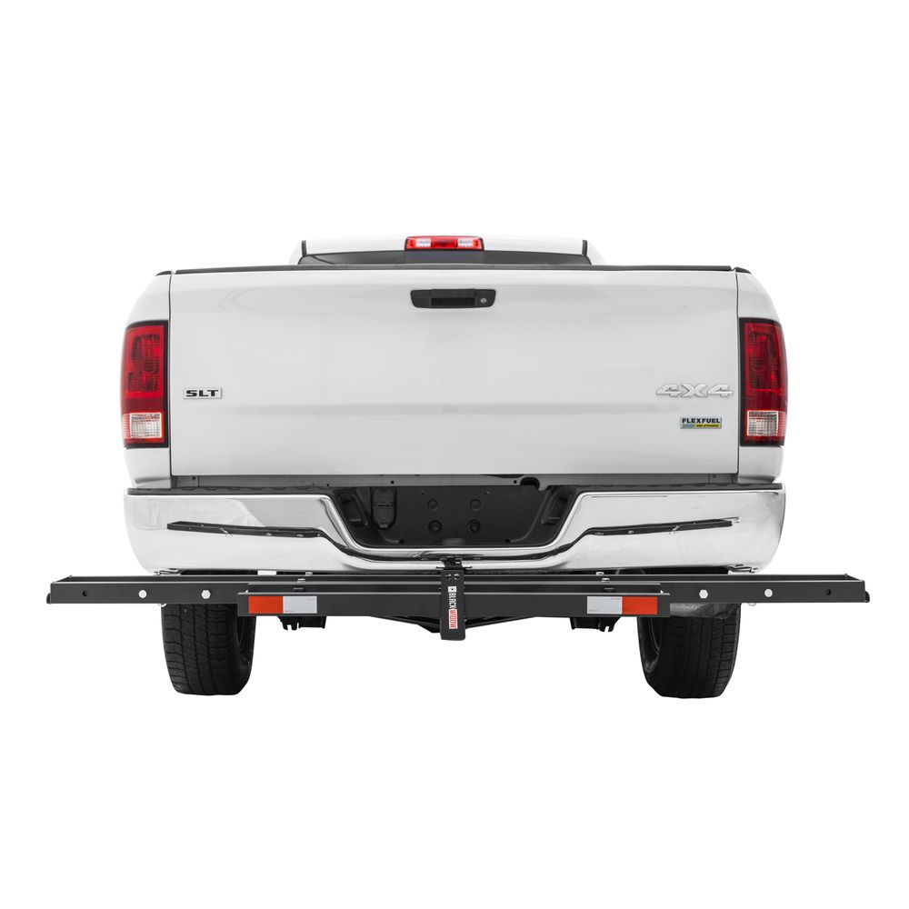 Black Widow Compact Dirt Bike Carrier | Model MCC-300 | Track Size 77" x 7" | Capacity 300 lb | For 2" Class III & IV Hitch Vehicles