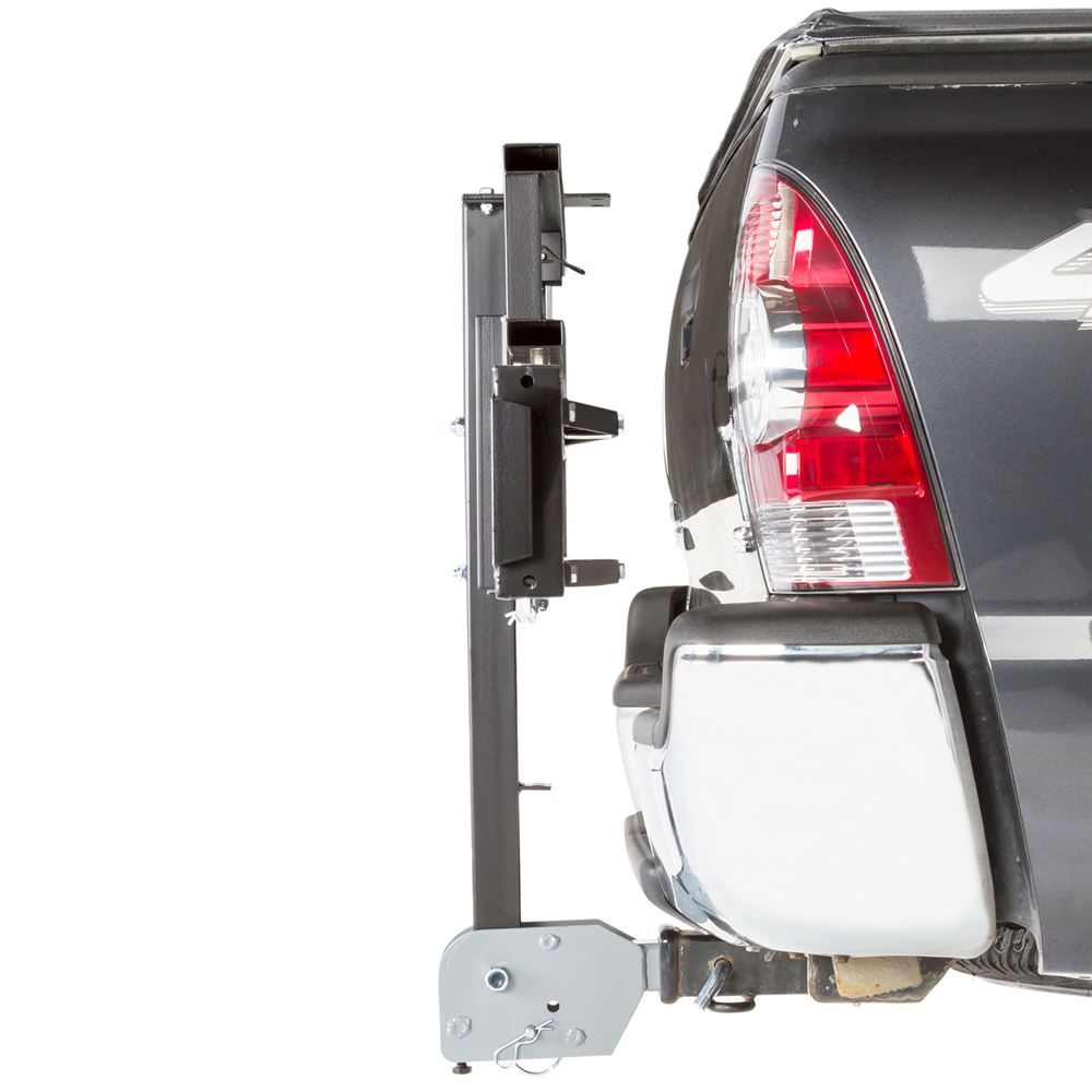 Black Widow Motorcycle Hitch Carrier Non-Folding | Model MCC-500-F | Track Width 6.9" | Capacity 500 lb | Fits Class III & IV 2" Hitches