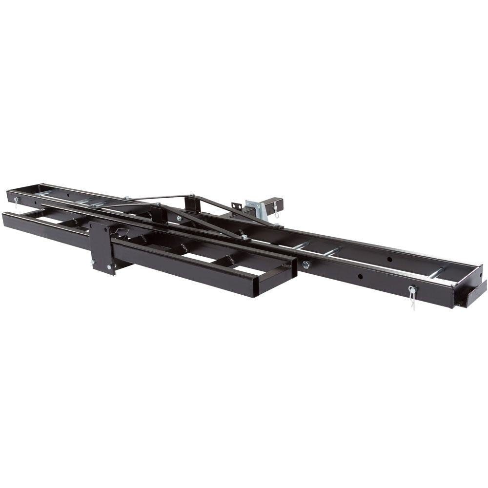 Black Widow Motorcycle Carrier Non-Folding | Model MCC-500 | Track Size 75.75" | Capacity 500 lb | For Class III & IV 2" Hitch Receivers