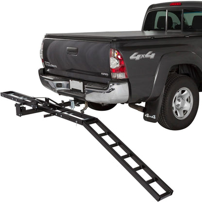 Black Widow Motorcycle Carrier Non-Folding | Model MCC-500 | Track Size 75.75" | Capacity 500 lb | For Class III & IV 2" Hitch Receivers