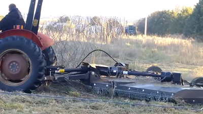 Bush Whacker Medium Duty Flex-Wing Brush Cutter | Model MD-120 | Cutting Width 120