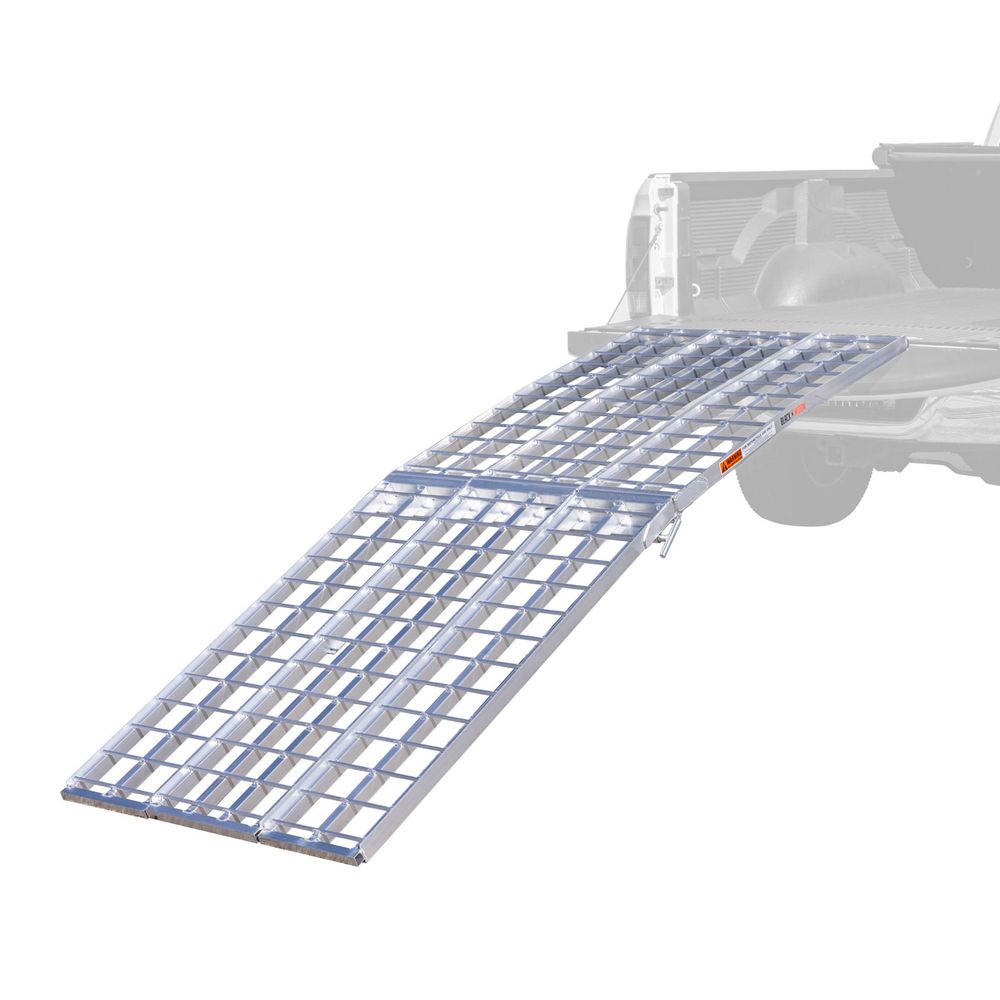 Black Widow 3-Piece Arched Folding Motorcycle Ramp | Models MF-10838 & MF-12038 | Size 38" Wide | Capacity 1,500 lb | For Street, Cruiser & Touring Motorcycles