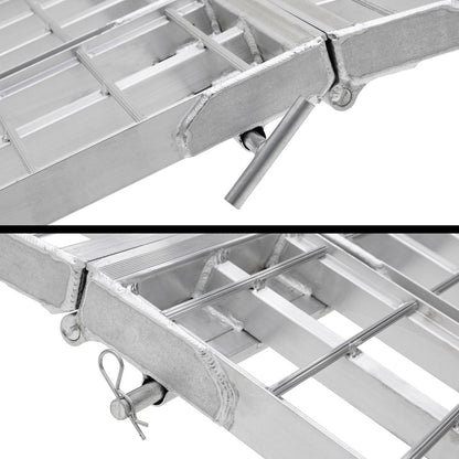 Black Widow 3-Piece Arched Folding Motorcycle Ramp | Models MF-10838 & MF-12038 | Size 38" Wide | Capacity 1,500 lb | For Street, Cruiser & Touring Motorcycles