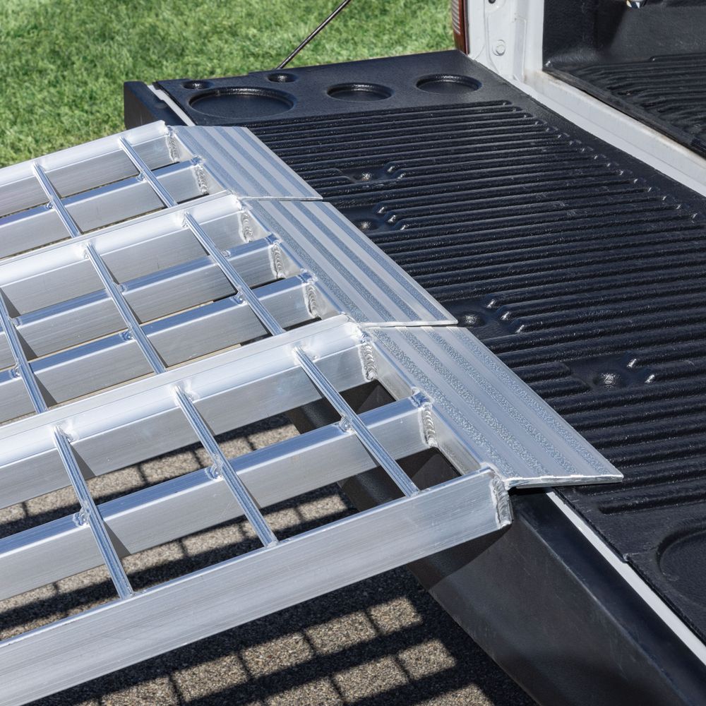 Black Widow 3-Piece Arched Folding Motorcycle Ramp | Models MF-10838 & MF-12038 | Size 38" Wide | Capacity 1,500 lb | For Street, Cruiser & Touring Motorcycles