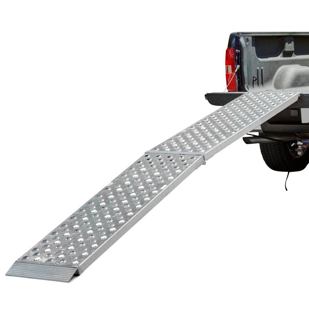 Black Widow Big Boy EZ Rizer™ Arched Folding Motorcycle Ramp | Models MF1-9619-EZ To MF1-14419-EZ | 19" Wide | Capacity Up To 1,500 lb | Horsepower 4 To 90+ HP | For Truck Beds & Trailers