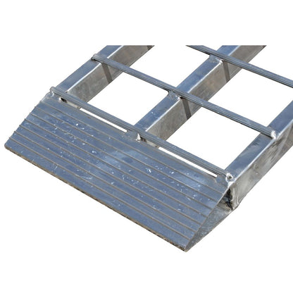 Black Widow Big Boy Folding Dual Runner ATV Ramps | Model MF2-14414-2000-2 | Size 12' L x 14" W | Capacity 2,000 lb. | Horsepower 4 To 90+ HP | For ATV, UTV & Golf Cart Loading