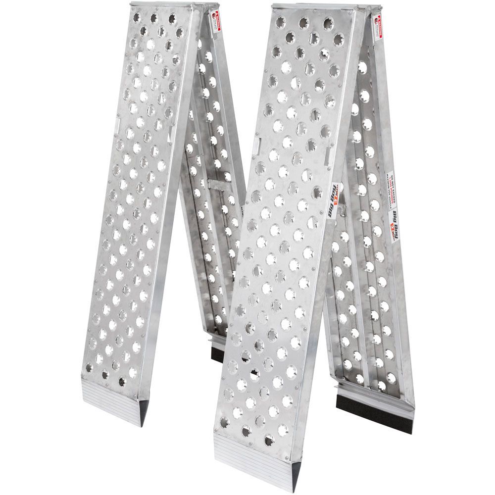 Black Widow Big Boy EZ Rizer™ Arched Folding Dual Runner UTV Ramp | Models MF2-9614-EZ-UTV To MF2-14414-EZ-UTV | Length 8’ To 12’ | Horsepower 4 To 90+ HP | For UTVs, ATVs & Golf Carts