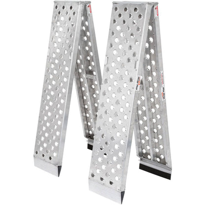 Black Widow Big Boy EZ Rizer™ Arched Folding Dual Runner UTV Ramp | Models MF2-9614-EZ-UTV To MF2-14414-EZ-UTV | Length 8’ To 12’ | Horsepower 4 To 90+ HP | For UTVs, ATVs & Golf Carts