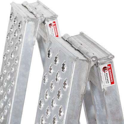 Black Widow Big Boy EZ Rizer™ Extra-Wide Arched Folding Dual Runner ATV Ramps | Model MF2-10819-EZ-ATV | Size 9' L x 19" W | Capacity 3,000 lb | Horsepower 4 To 90+ HP | For ATV & UTV Loading