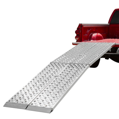 Black Widow Big Boy EZ Rizer™ Arched Folding Motorcycle Ramp | Models MF2-9638-EZ To MF2-14438-EZ | Size 8' To 12' x 38" | Capacity 2,000 To 3,000 lb | Horsepower 4 To 90+ HP | For Trucks & Trailers
