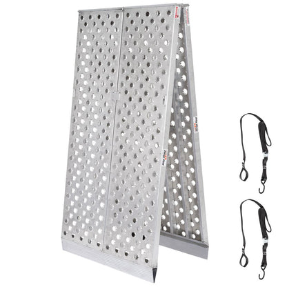 Black Widow Big Boy EZ Rizer™ Arched Folding Motorcycle Ramp | Models MF2-9638-EZ To MF2-14438-EZ | Size 8' To 12' x 38" | Capacity 2,000 To 3,000 lb | Horsepower 4 To 90+ HP | For Trucks & Trailers