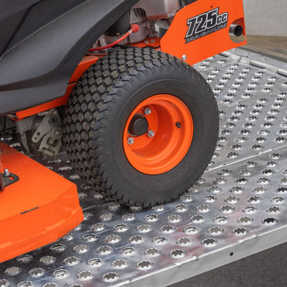 Heavy Duty Ramps Folding Aluminum Three-Ramp System | Model MF3-14457-BT | Size 12' L x 57" W | 3,000 lb. per Axle Capacity | Horsepower 23 HP | For Box Trucks