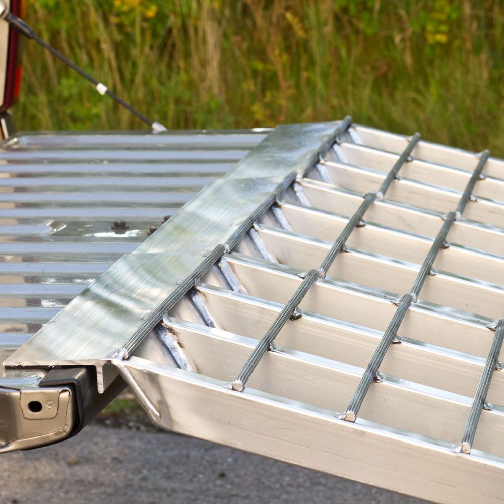 Black Widow Big Boy Extra-Wide 3-Piece Arched Folding Ramp | Models MF3-12057 & MF3-14457 | 57" Wide | Capacity 3,000 To 3,750 lb | For Motorcycles & Trikes