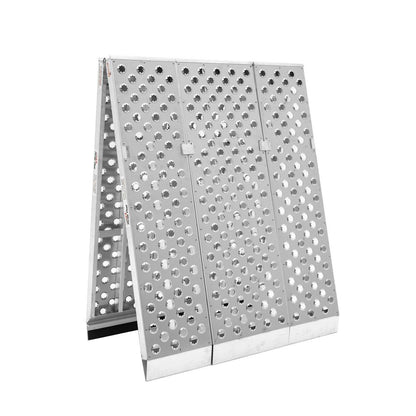 Black Widow Big Boy EZ Rizer™ 3-Piece Arched Folding Ramp | Model MF3-9647-EZ To MF3-14447-EZ | Lengths 8' To 12' | Capacity 1,500 To 3,000 lb | Horsepower 4 To 90+ HP | For Motorcycle, ATV & UTV