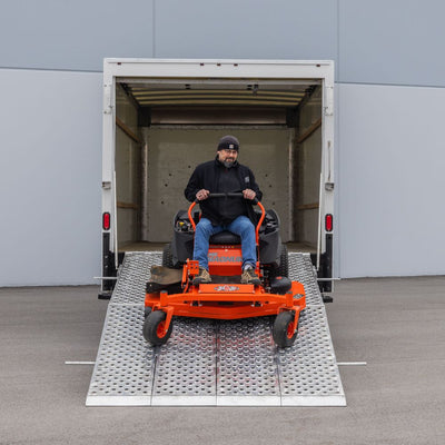 Heavy Duty Ramps Folding Aluminum Four-Ramp System | Model MF4-14476-BT | Size 12' L x 76