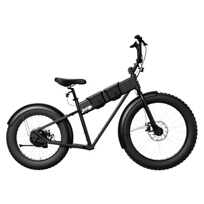 JackRabbit | Micro Electric Bike | Model MG Renegade | Lightweight Micro Hauler | 20” & 24” Off-Road Tires | 749W Cargo Motor | 48+ Mile Range | For Urban Commutes, Off-Road, Utility Hauling