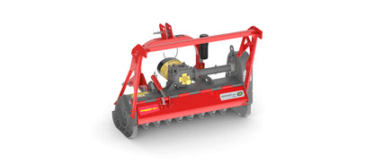 Seppi | Microforst PTO 3PT Forestry Mulcher (Pull Type) | Knives & Carbides | Model 125cc | Working Width 49" Inches | Horsepower 30 To 50 HP | For Tractors