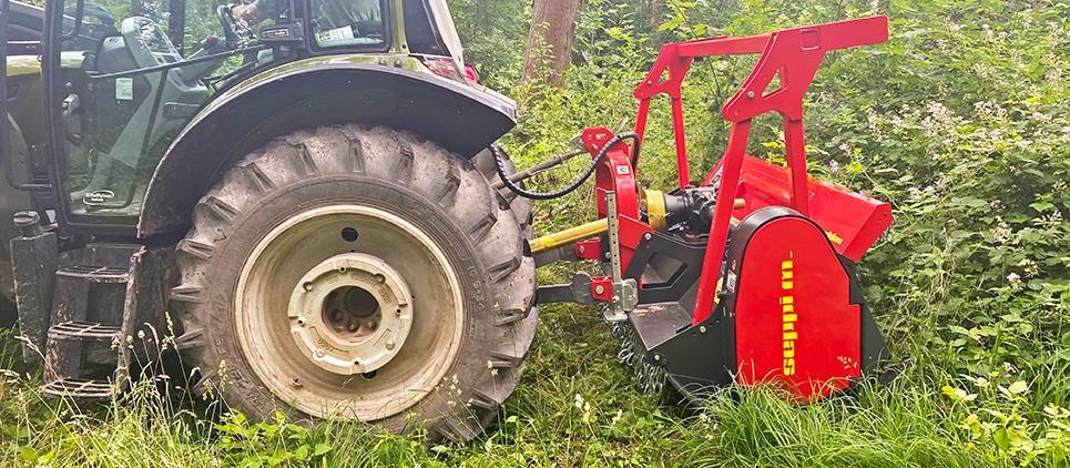 Seppi 3-Point Hitch Forestry Mulcher | Model Midiforst | Working Width 69" - 89" | 80-130 HP | For Tractors