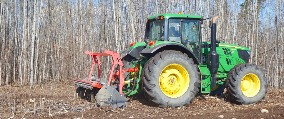 Seppi 3-Point Hitch Forestry Mulcher | Model Midiforst | Working Width 69" - 89" | 80-130 HP | For Tractors