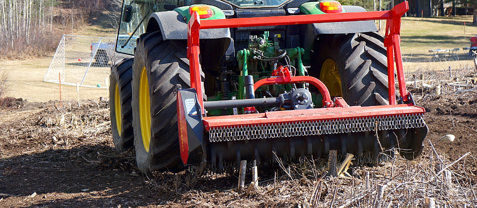 Seppi 3-Point Hitch Forestry Mulcher | Model Midiforst | Working Width 69" - 89" | 80-130 HP | For Tractors