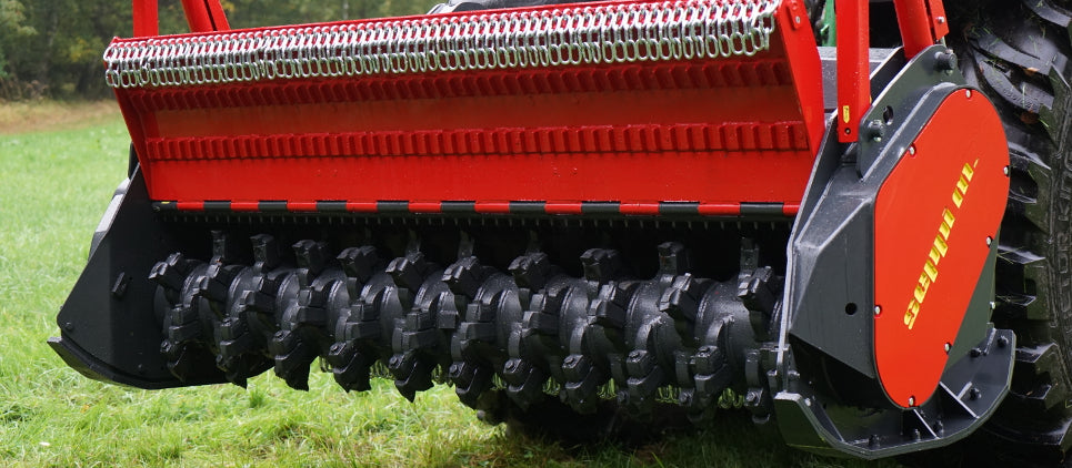 Seppi Forestry Mulcher | Model Midiforst dt | Working Width 79" | 120-240 HP | For Tractors