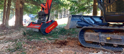 Seppi | Light Forestry Mulcher with Knives & Carbides | Model MINI-BMS 105 | Working Width 41" Inches | Machine Size 6 To 10 Ton | For Excavators