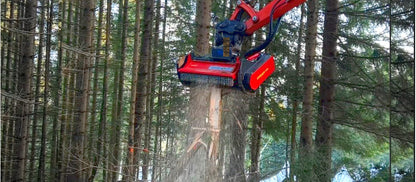 Seppi | Light Forestry Mulcher with Knives & Carbides | Model MINI-BMS 105 | Working Width 41" Inches | Machine Size 6 To 10 Ton | For Excavators