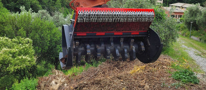 Seppi | Light Forestry Mulcher with Knives & Carbides | Model MINI-BMS 105 | Working Width 41" Inches | Machine Size 6 To 10 Ton | For Excavators