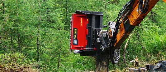Seppi | Light Forestry Mulcher with Knives & Carbides | Model MINI-BMS 105 | Working Width 41" Inches | Machine Size 6 To 10 Ton | For Excavators