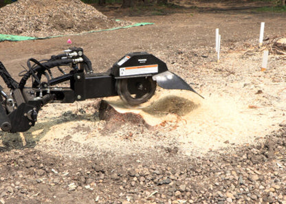 Erskine Mini Stump Grinder | 66° Cutting Arc | 7-16 GPM Hydraulic Requirements | For Mini Skid Steer