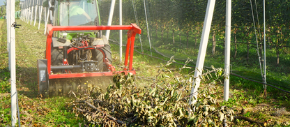 Seppi | 3PT Mulcher With Carbides | Model PTO Miniforst 200 | Working Width 79" Inches | Horsepower 80 To 110 HP | For Tractors